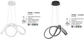 Lustra LED suspendata design modern TRUNO neagra NVL-9104722