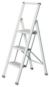 Scără pliantă Wenko Ladder Alu, înălțime 127 cm, alb