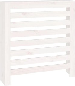 vidaXL Mască pentru calorifer, alb, 79,5x19x84 cm, lemn masiv de pin