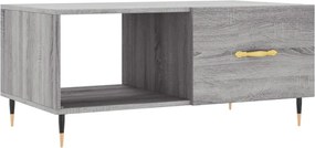 vidaXL Măsuță de cafea, gri sonoma, 90x50x40 cm, lemn prelucrat