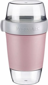 Recipient pentru alimente Westmark din trei piese,1150 ml, roz, L