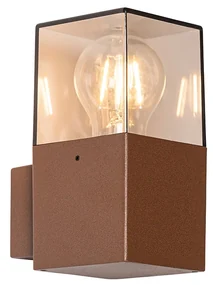 Lampă de perete exterioară industrială maro ruginit IP44 - Denmark