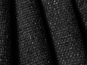 Coltar reversibil 5 locuri, Tulum, Cosmopolitan Design, 255x255x70 cm, tesatura chenille, negru