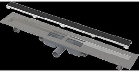 Dus de dus Marble Low 115 cm, cu gratar pentru introducerea placilor, din otel inoxidabil 1150 mm