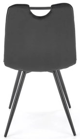 Scaun de bucaterie Olindo, negru