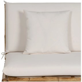 Canapea albă 135 cm Bamboo – Ixia