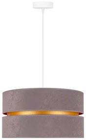 Lustră pe cablu Duolla DUO 1xE27/15W/230V d. 40 cm gri