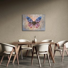 Tablou - Fluture steampunk (70x50 cm)