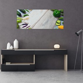 Tablou  legumele (120x50 cm), în 40 de alte dimensiuni noi