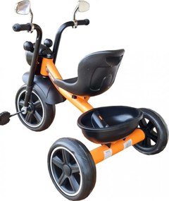 Tricicleta cu pedale NOVOKIDS™ My First Chopper Trike, Cu melodii si lumini, Max 30 kg, Roti din spuma cauciucata EVA, Cadru metalic, Model