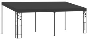 vidaXL Pavilion de perete, antracit, 6 x 3 x 2,5 m