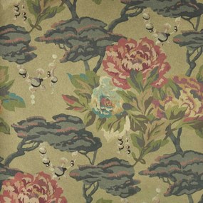 Tapet Paeonia, Lacquer Gold, 1838 Wallcoverings, 5.3mp / rola