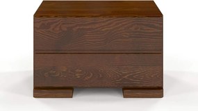 Noptieră lemn masiv Humbert Personalizabilă, 40 × 34 × 25 cm - Alb