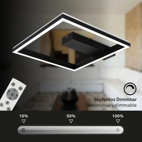 Lustră LED RGBW dimabilă aplicată FRAME LED/18W/230V 2700-6500K Brilo + telecomandă