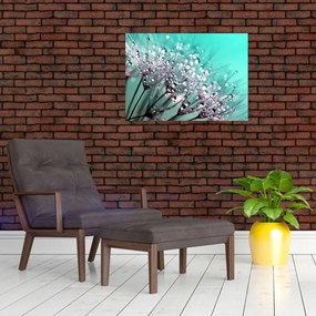 Tablou - planta cu rouă (70x50 cm)