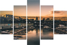 Tablou - orașul port (150x105 cm)