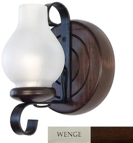 Aplica de perete rustica fabricata manual din lemn Roata WOOD-RO-AP1