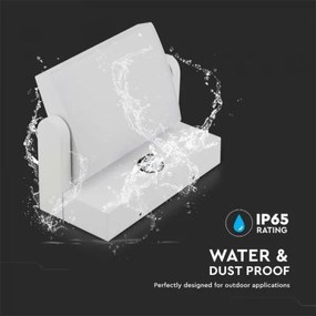 Aplică LED de exterior cu senzor LED/17W/230V 4000K IP65 alb