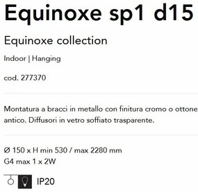 Pendul design modern Equinoxe sp1 d15 alama