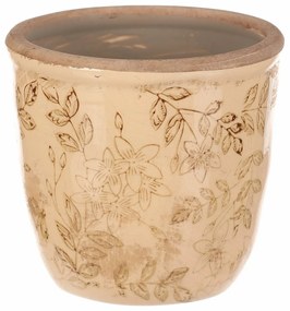 Vase ceramică pentru flori Flores retro, 11 x 10cm, 11 cm