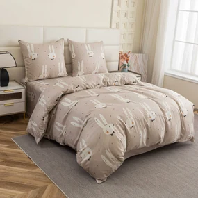Lenjerie de pat din microfibra WHITE RABBIT, bej Dimensiune lenjerie de pat: 70 x 90 cm | 140 x 200 cm