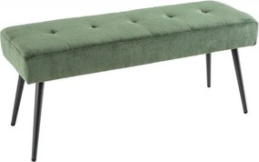 Bancheta tapitata design modern Boutique 100cm, verde
