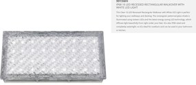 Spot LED incastrabil de exterior dreptunghiular IP68 Outdoor 9915WH SRT