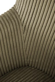 Fotoliu Amaro velvet olive H97 cm