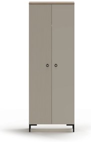 Dulap de haine Demandaron 3 (taupe + stejar silverjack). 1116805
