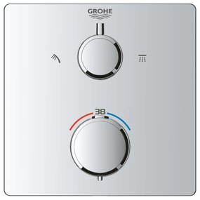 Grohe Vitalio Start set de dus ascuns cu termostat da crom 34881000