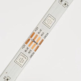 Bandă LED RGBW dimabilă, 9 W, 230 V, 5 m, Wi‑Fi + telecomandă