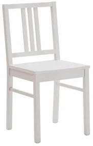 SCAUN LEMN MASIV - ALB