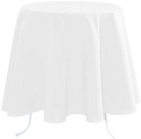 Față de masă albă rotundă NELSON, Ø 180 cm
