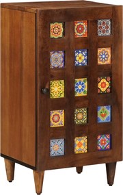 vidaXL Bufet cu depozitare castan 40 x 33 x 75 cm Lemn de mango solid