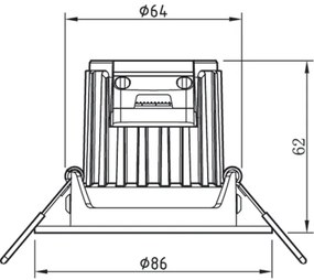 Philips - Set 3x LED lămpi baie ABROSA LED/9W/230V IP44 dimabile