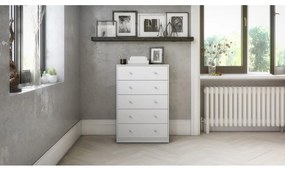 Comodă albă 72x108x30 cm May – Tvilum