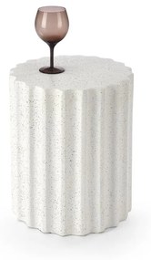 Masuta de cafea Fara alba - H46 cm