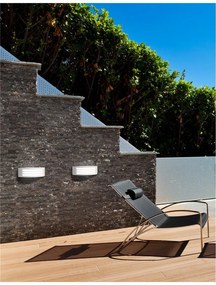 Aplica de perete pentru exterior IP44 ZENITH alba NVL-713115