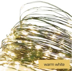 Instalație LED de Crăciun de exterior 150xLED/20m IP44 alb cald