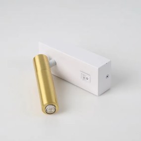 Spot LED de perete Brilagi MAYA 1xG9/7W/230V alb/auriu