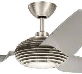 Ventilator LED dimabil de tavan Kichler KLF-VOYA-60-BS VOYA LED/14W/230V + telecomandă