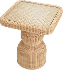 Masuta auxiliara din ratan design LUX Tiago