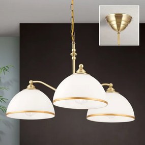 Lustră pe lanț Orion LU 1838/3 OLD LAMP 3xE27/40W/230V alb/bronz