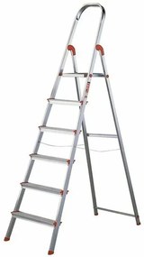 Rolser Trepte din aluminiu pentru uz profesionalUnica, 6 trepte, 6 trepte