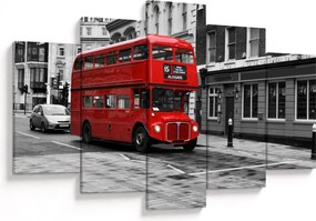 Tablou - Londra cu autobuz (150x105 cm)