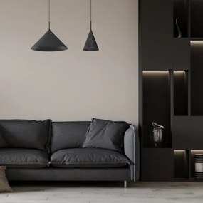 Lustră pe cablu CAPITAL 1xGX53/15W/230V Ø 46 cm neagră