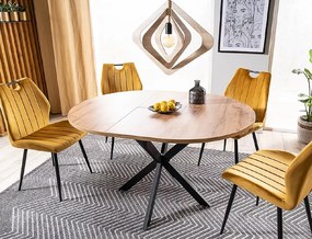 OFERTA Masa extensibila de dining GASTON 100(135)X100 cm, decor stejar artisan calitate a II-a