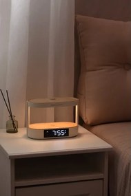 Immax NEO 09111L - Lampă de birou LED cu dimmer, ceas deșteptător și stație de încărcare TRIPLE DOCK LED/1,5W/5V