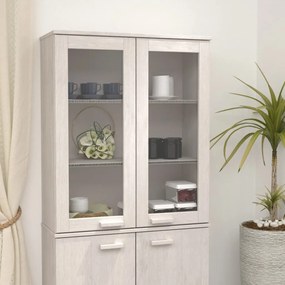 Rafturi superioare dulap, alb, 85x35x100 cm, lemn de pin