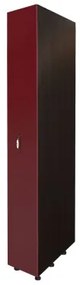 Coloana 30  Zebra Wenge /  MDF Rosu